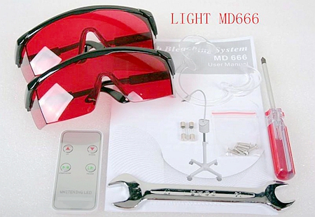 MAGENTA Teeth Whitening Bleaching System LED Light MD666